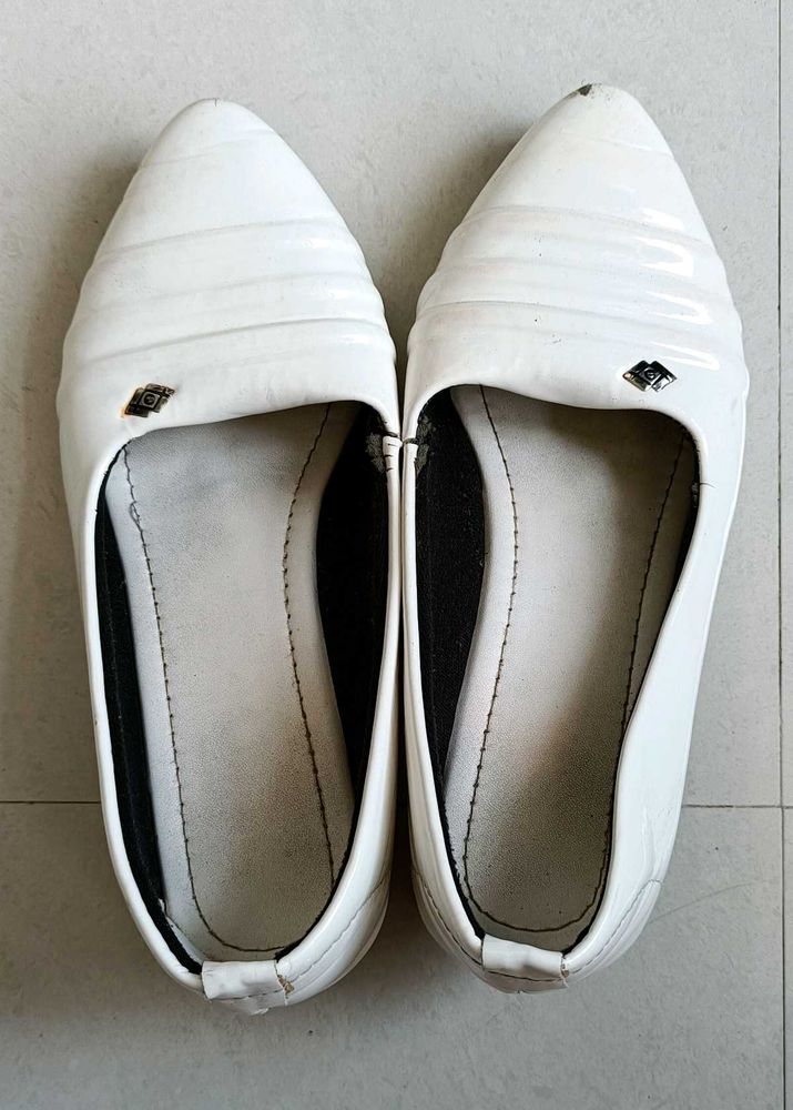 White Heel Sandals