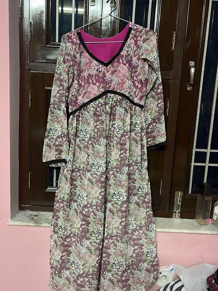 Floral Print Midi Dress