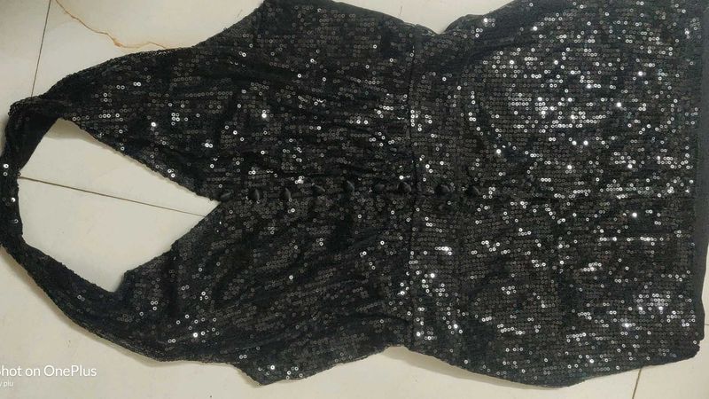 Sparkling Sequin halter neck top