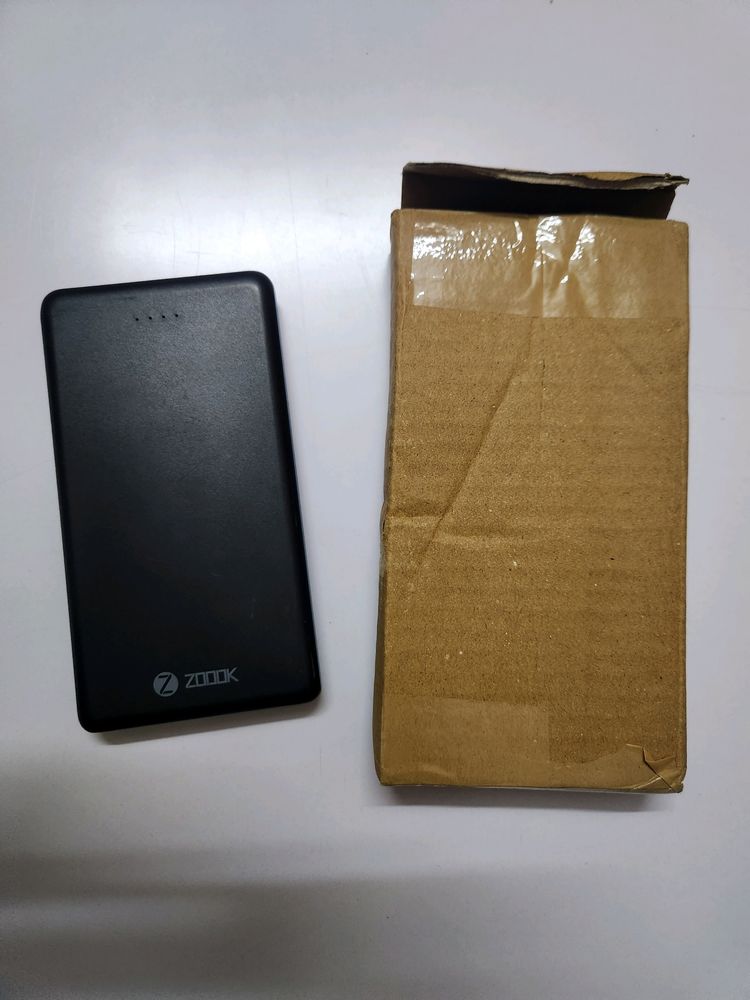 Zook Original 10000mah Power Bank Fine Working No Flwas