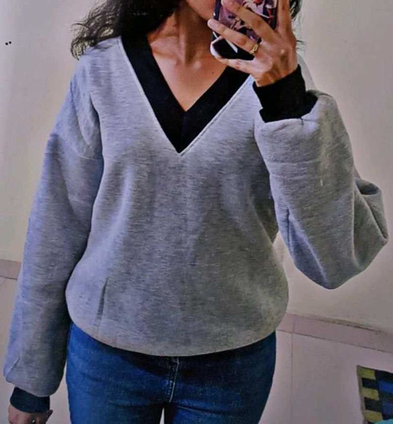 V-Neck Sweatshirt