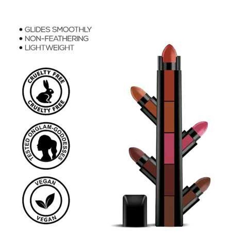 FAB 5 IN 1 Lipstick Multicolour UNUSED NEW