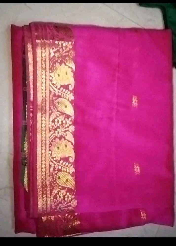 Pure Cotton Double Shade Saree