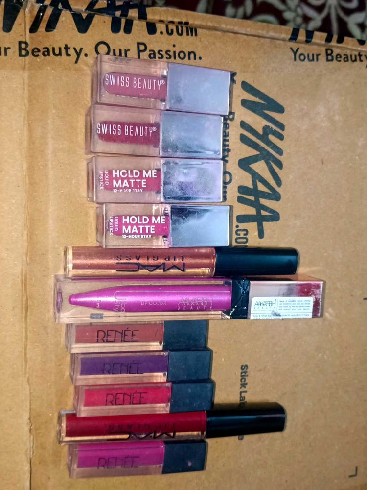 Lipstick Bundle: Swiss Beauty, MAC, Renee &amp; More