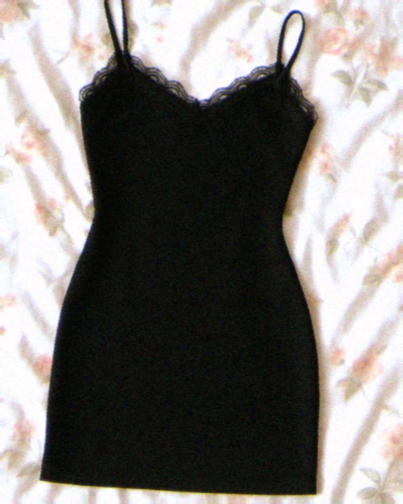 Cami Top Black Dress