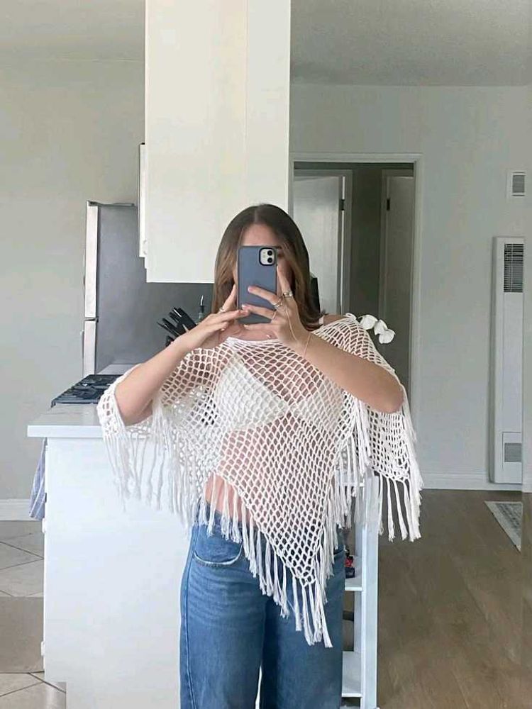 Crochet Fringe Cover-Up