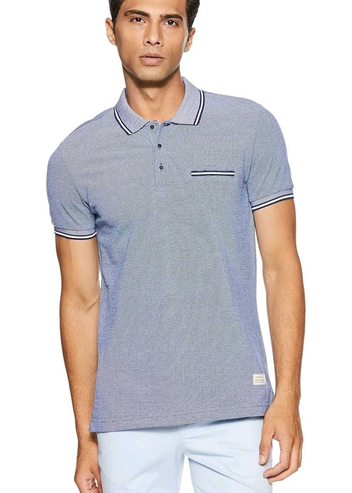 Branded Blue Polo T-Shirt