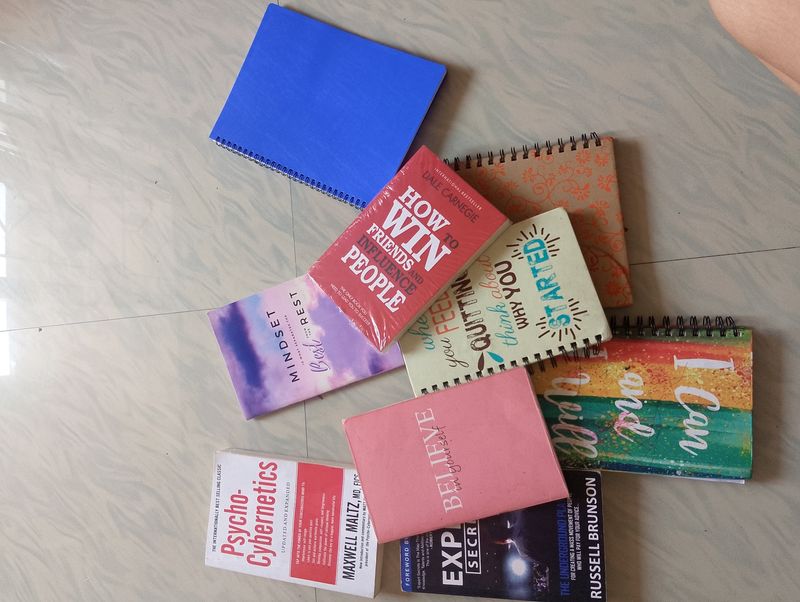 Bunch Of Book And Diary