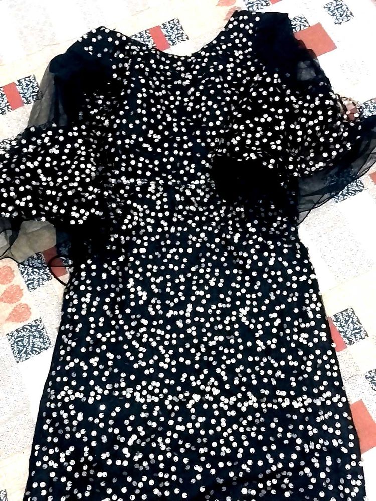 Beautiful Black Kurti For Girls