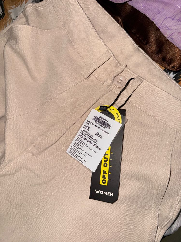 posh pattern wide legs pant