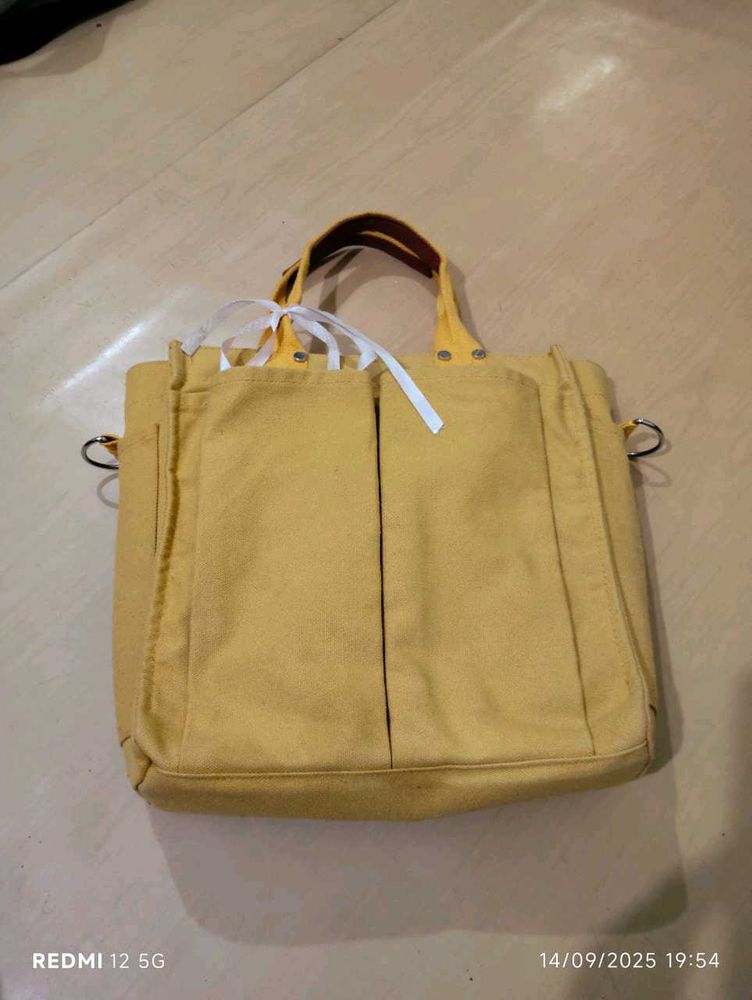 Yellow Tote Bag