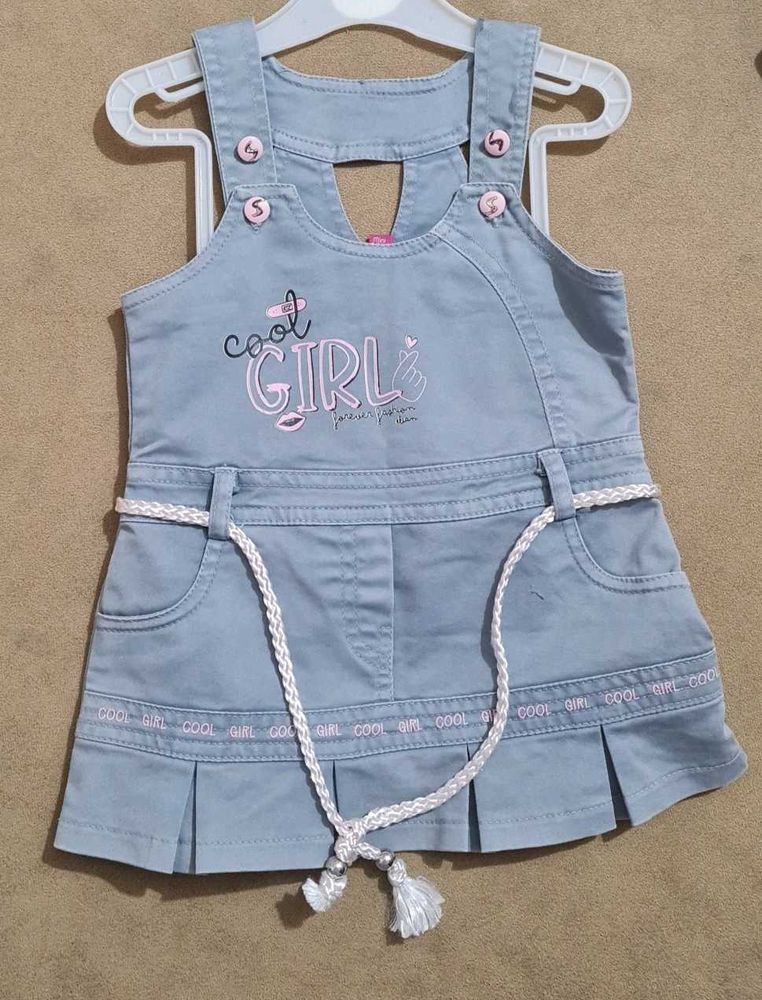 Cute Denim Jumper Dress