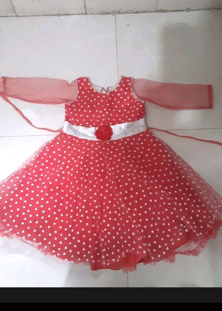 💥beautiful ❤❤ Red Partywear Dress