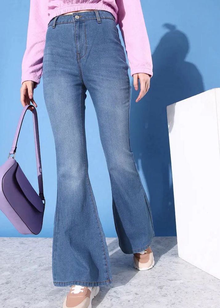 Flared Denim Jeans