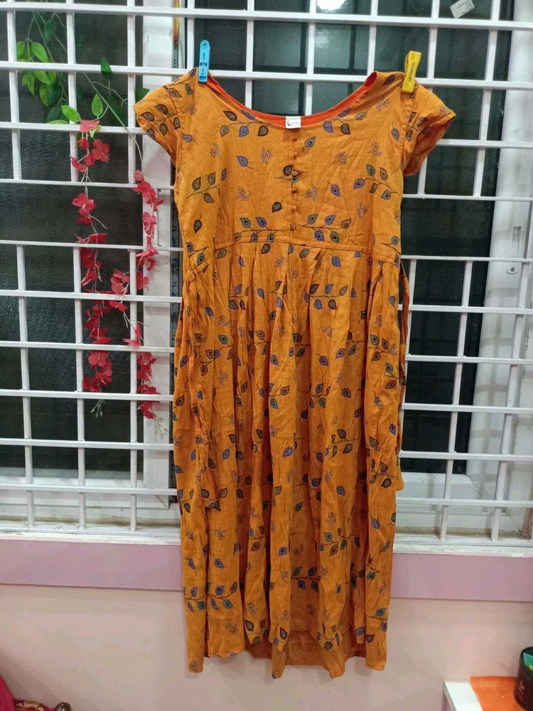 Floral Print Kurta