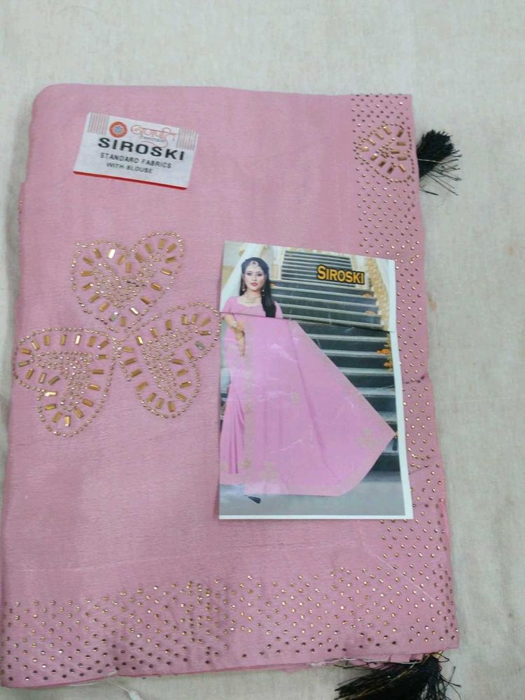 Elegant Pink Saree
