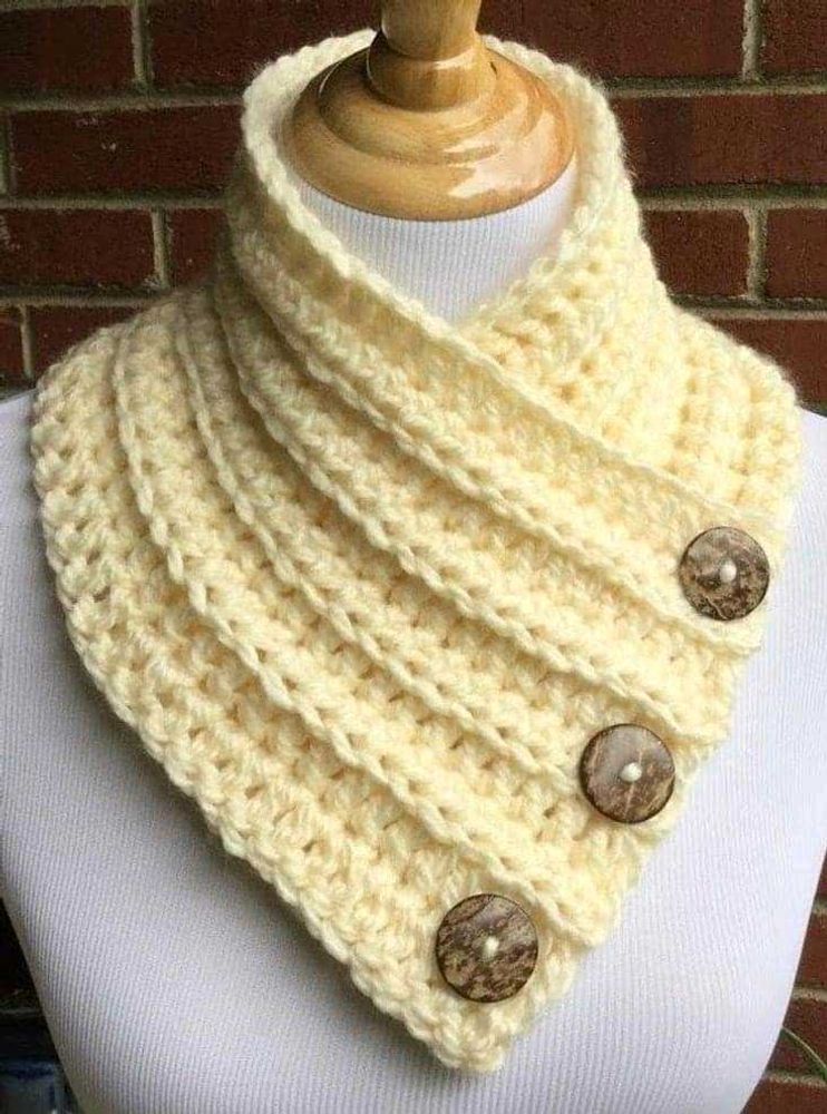 Handmade Crochet Cowl Scarf