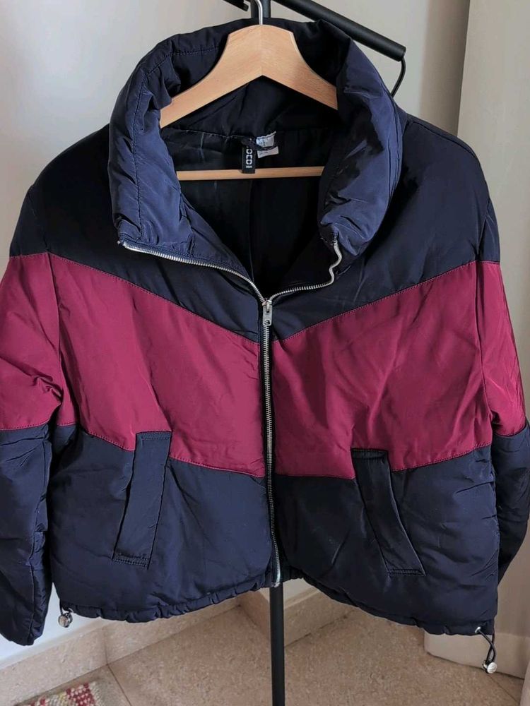 H&amp;M Color Block Puffer Jacket