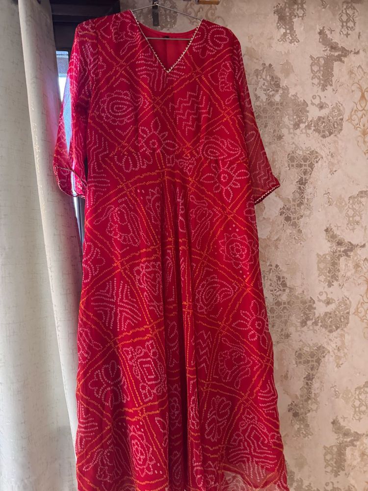 Bandhani Print Kurta