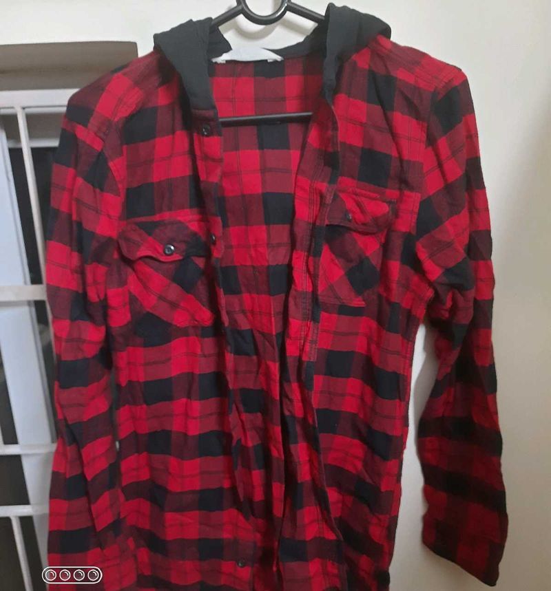 Red &amp; Black Flannel Shirt