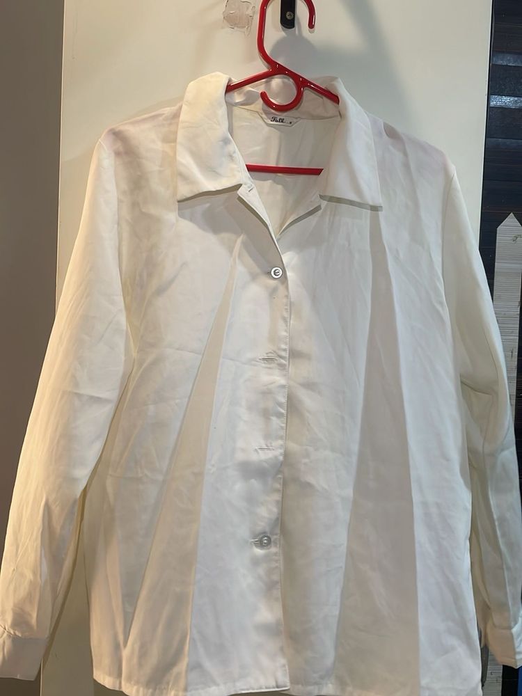 White Button-Down Shirt