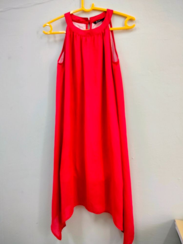 Halter Neck Barbie Pink Dress