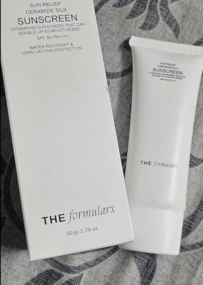 The Formularx Sun Relief Ceramide Sunscreen SPF 50