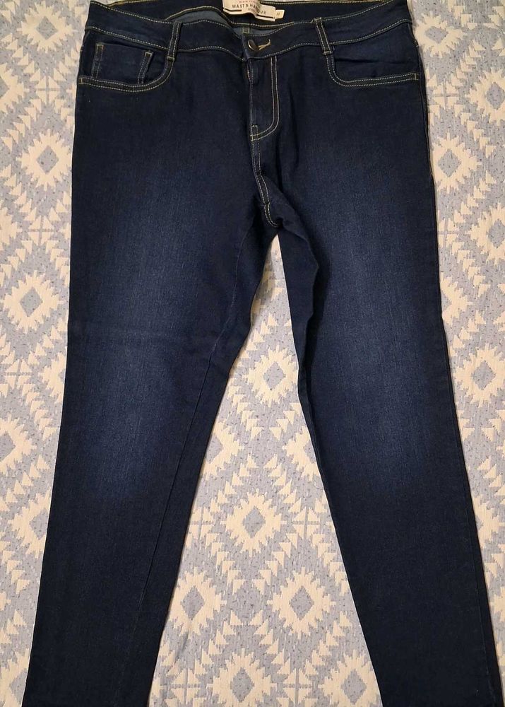 Mast &amp; Harbour Dark Wash Denim Jeans