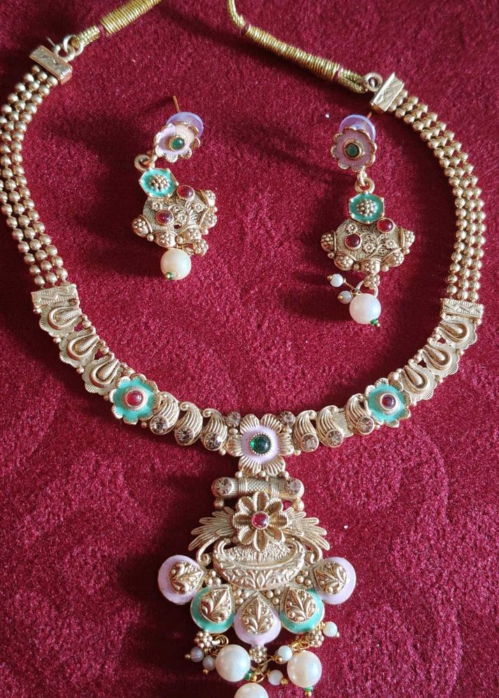 Gold Plated Jewellery Set