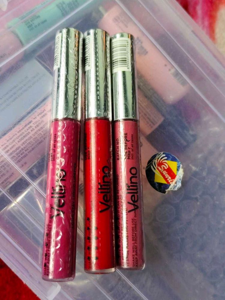 Vellino Lipsticks - Set of 3
