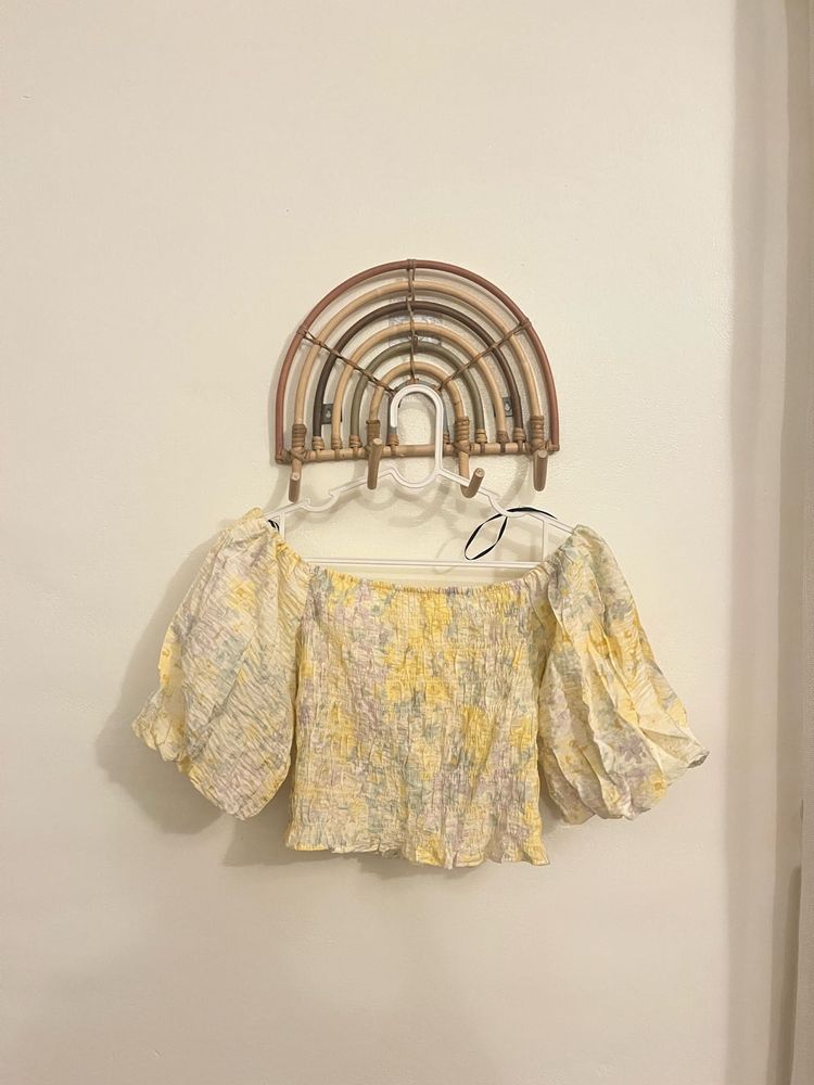 Floral Off-Shoulder Top