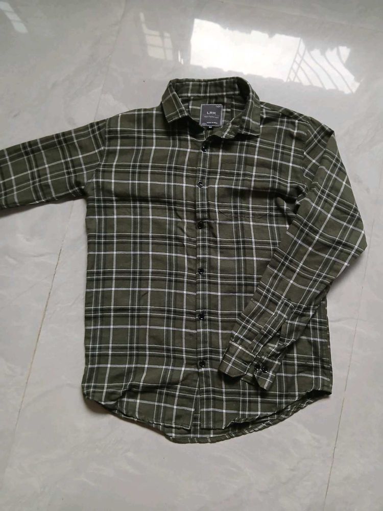 Checked Coffee Shirt