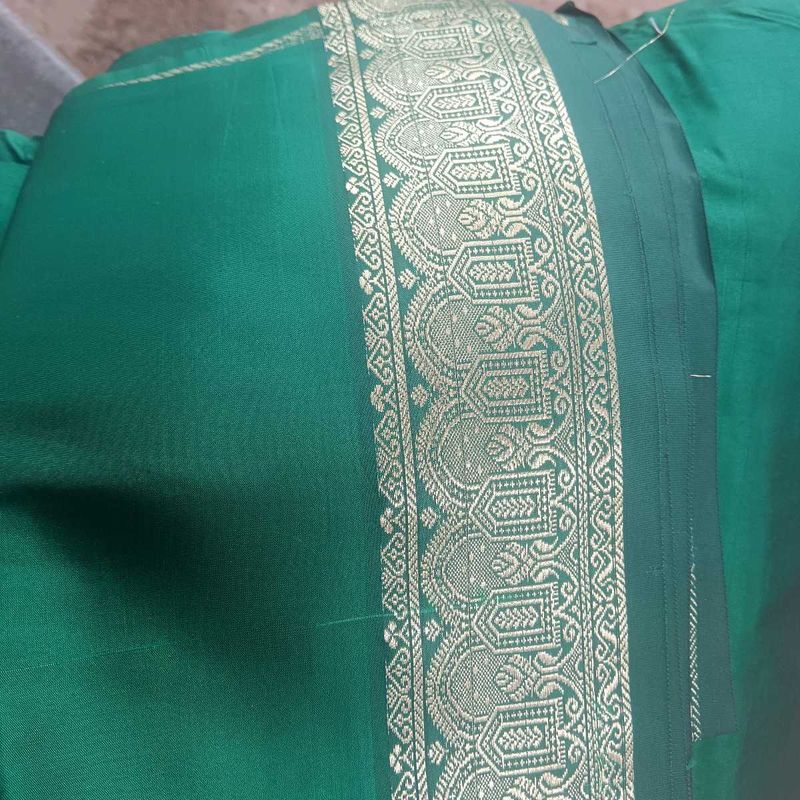 Green Dress Material