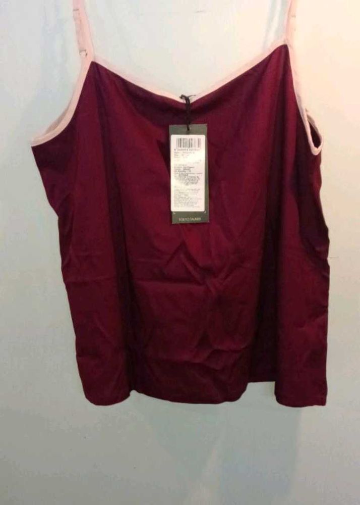 Burgundy night suit with Tags