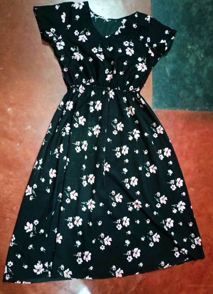 Black Flower Frouk