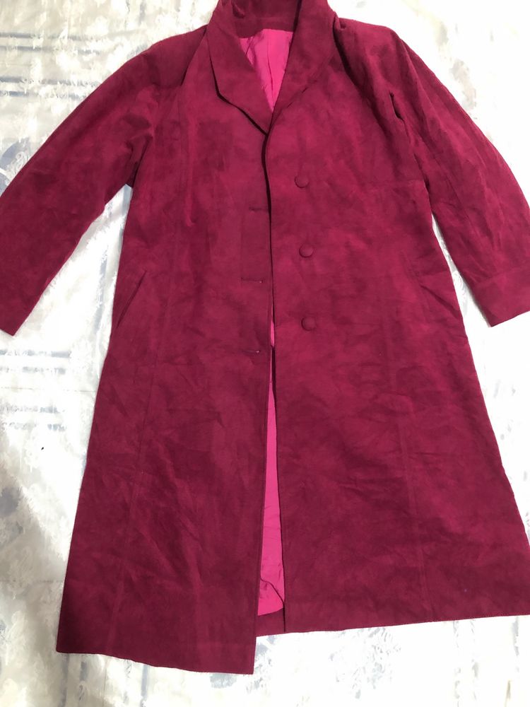 Ultrasued Trench Coat