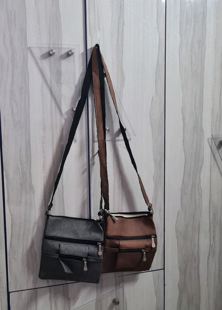 Pair Of Regular Use Sling Bags