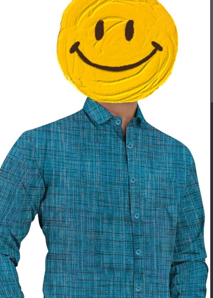 Stylish Blue Checked Shirt