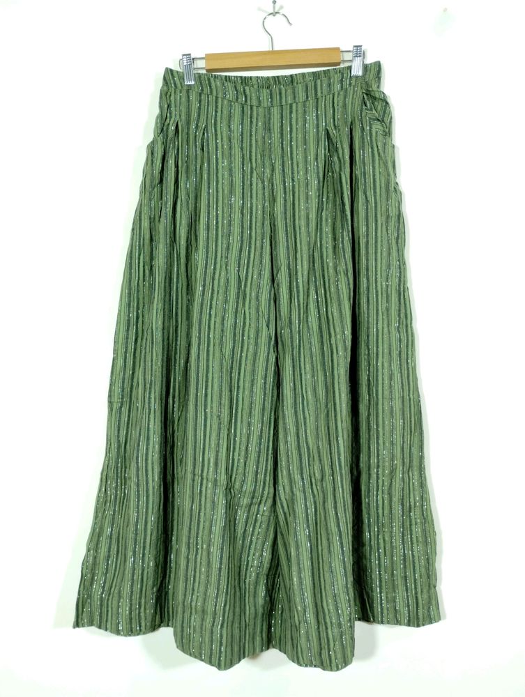 Max Green Printed Palazzo (Women)