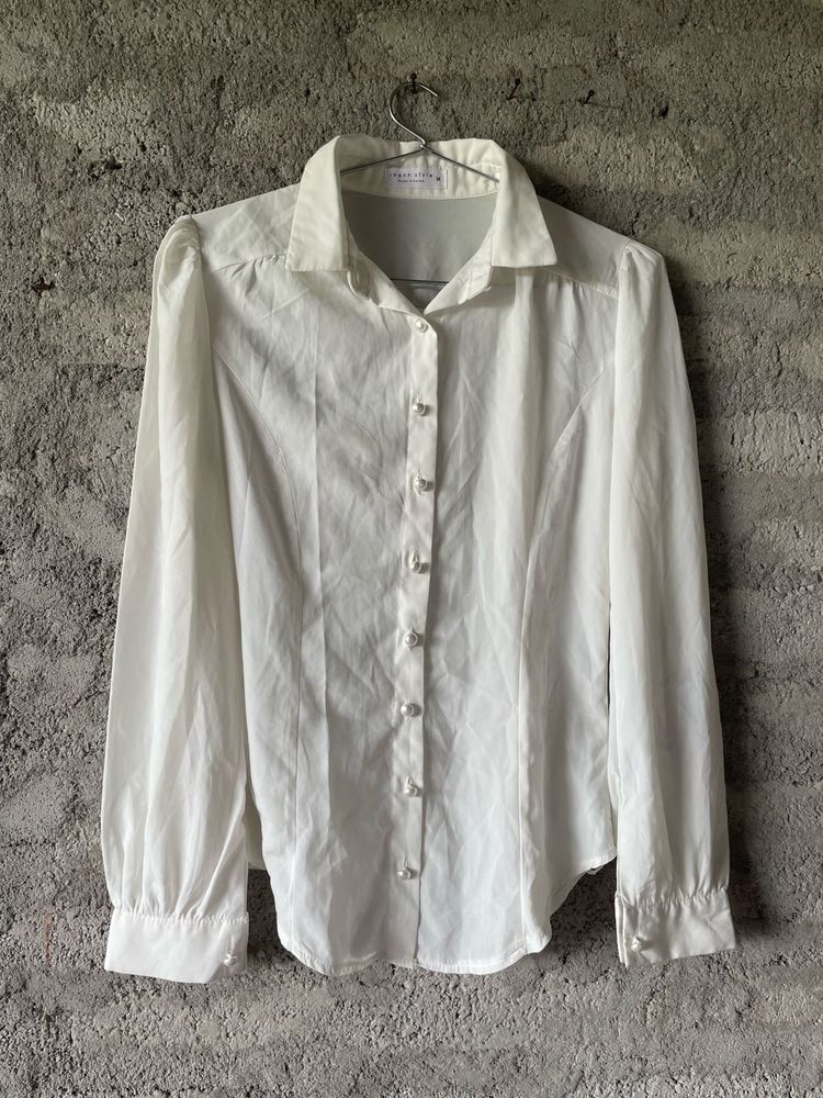 Korean Pearl Detail Shirt