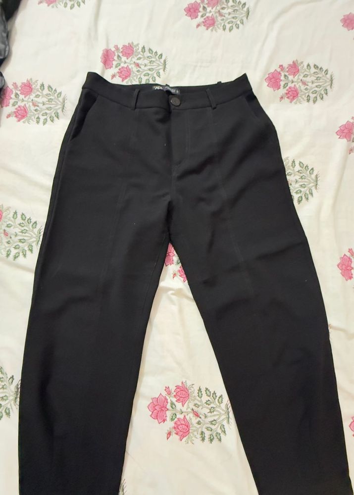 Zara Black Trousers size M