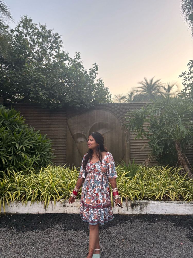 Floral Print Mini Dress