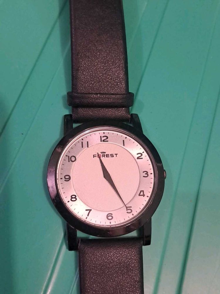 Black Strap Mens Watch