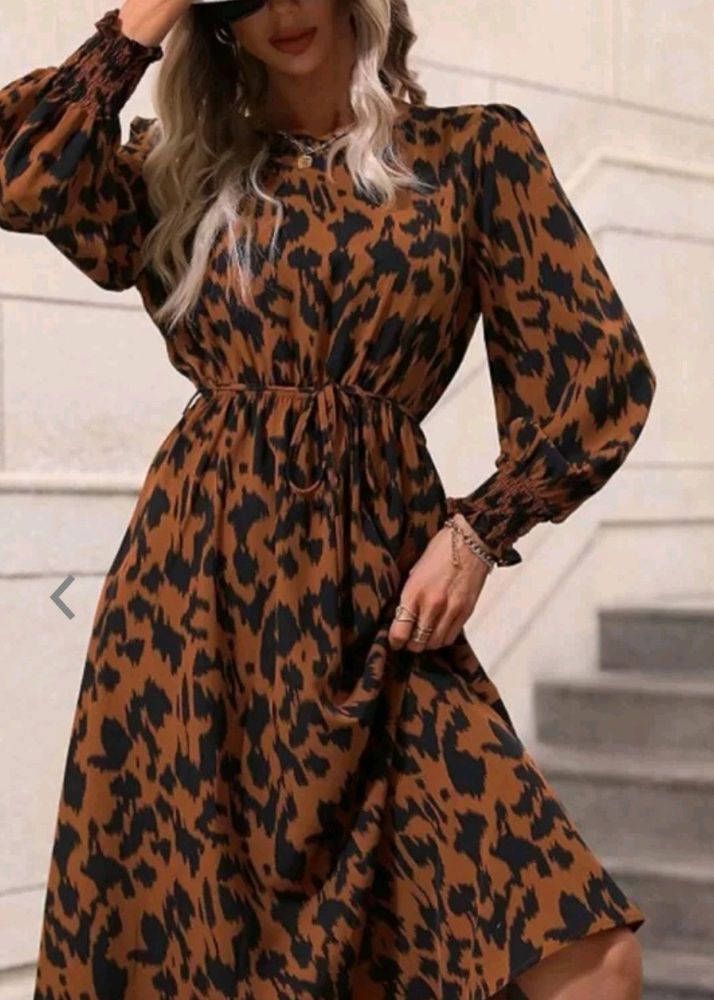 Urbanic office wear animal print dress Size M