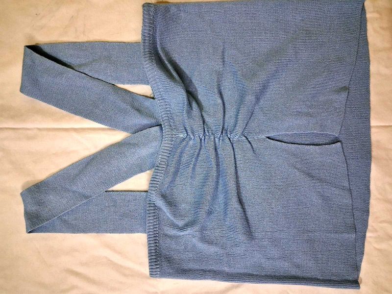 Light Blue Knit Tank Top