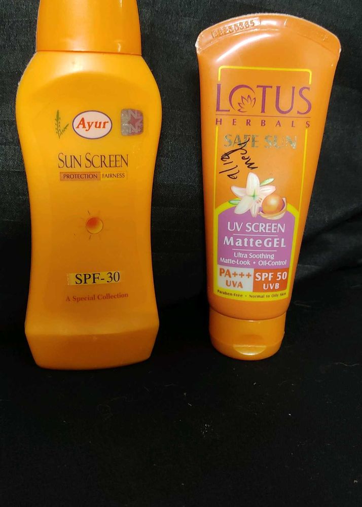 Combo of Ayur &amp; Lotus SPF