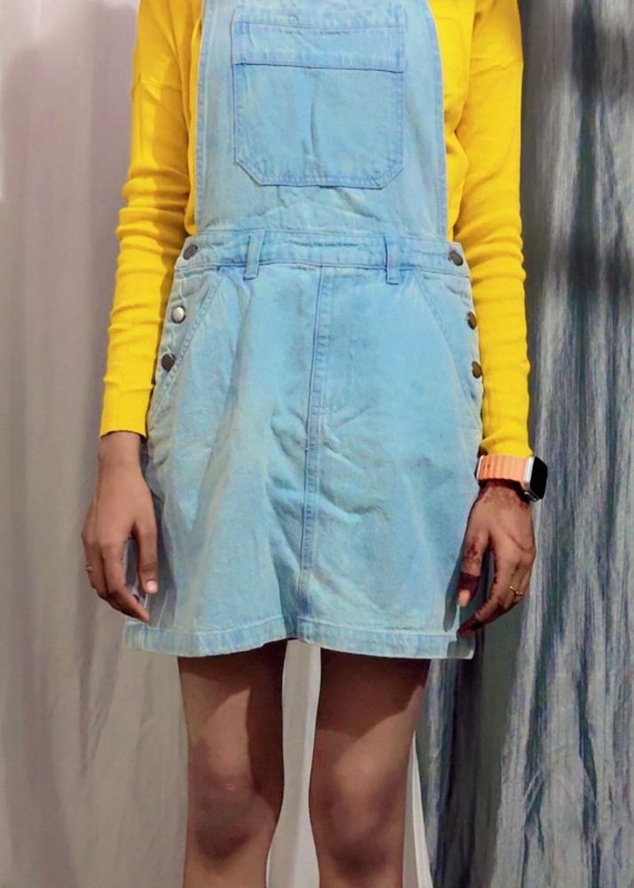 Denim Overall Dress