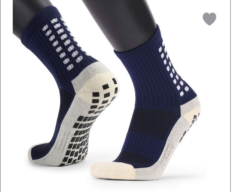 Grip Socks - Blue &amp; White ( 1pair )