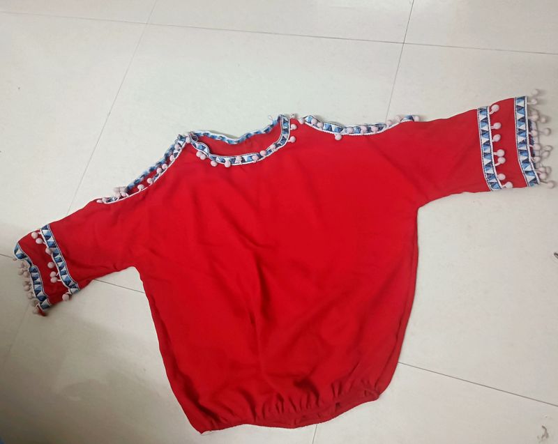 Red Top Freesize For Women 🍒