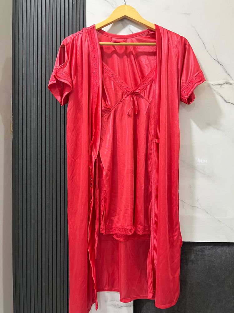 Satin Nighty Set